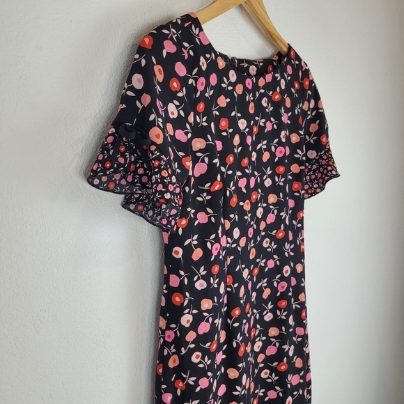 Talbots floral fit and flair dress - Picture 12 of 13